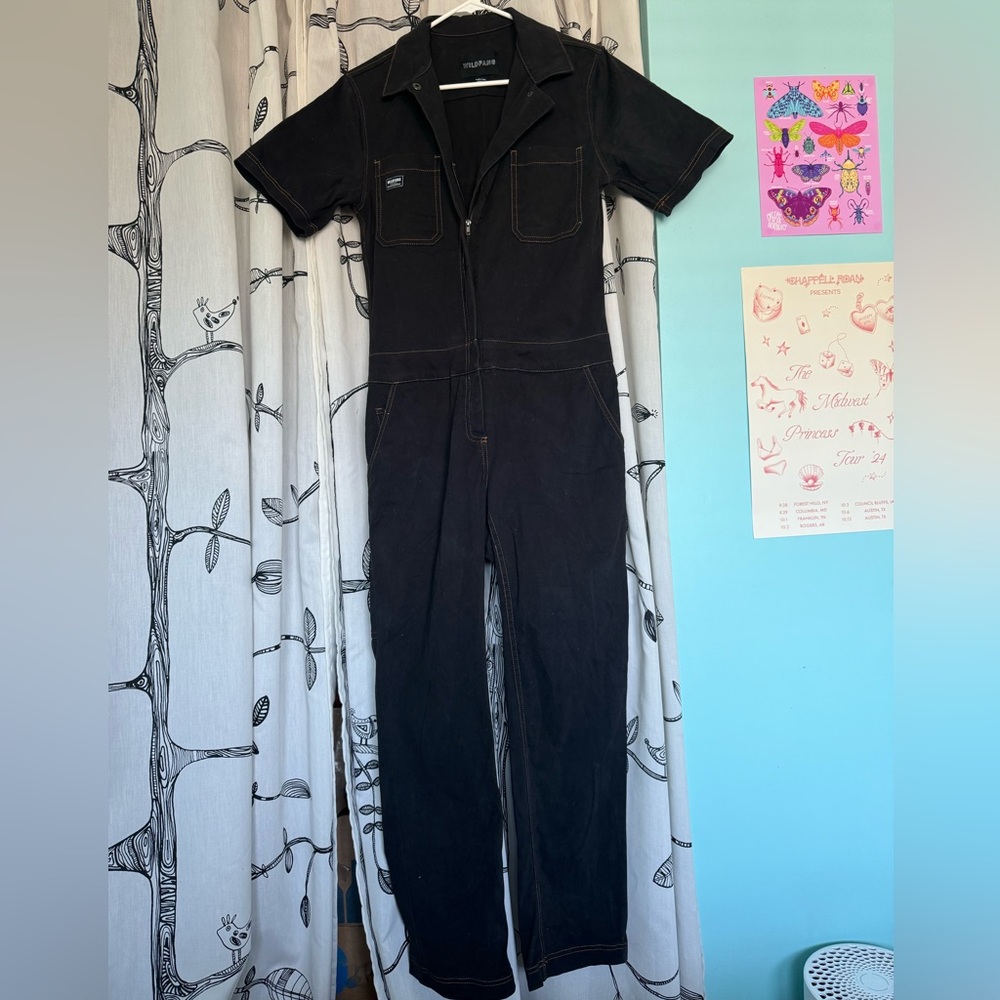 Wildfang Essential Coverall Black Jumpsuit